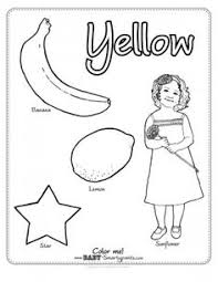 Color Yellow Journal Renkler Okul Oncesi Okul