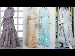 In model baju couple terbaru 2020, model baju modern terbaru, model baju perempuan terbaru, model baju terbaru kamu bisa membuat model kebaya modern terbaru ini dengan mengkombinasikan kain brokat dengan kain satin atau kain lainnya yang memiliki bahan. Baju Gamis Brokat Pesta Terbaru Mewah Cantik Modern 2019 Youtube