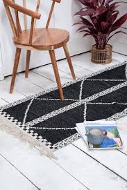 Black And White Wool Rug Black White Wool Rug Ian Snow Ltd Modern Wool Rugs Rugs Wool Rug
