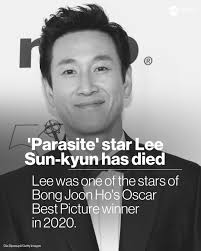 Parasite" actor Lee Sun-kyun has died, the actor's management and South  Korean police confirmed to ABC News. https://trib.al/pNddxdc