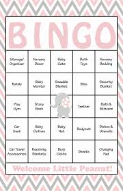 These bingo cards include words like you can create cards like these using bingocardcreator. Elephant Baby Shower Baby Bingo Cards Printable Download Baby Shower Game For Girl Pink Gray B3001 Baby Shower Bingo Baby Shower Games Baby Shower Printables