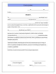 Gratuito Carta Poder Simple En Word Y Pdf 2022