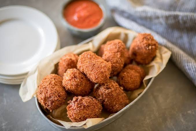 Gluten-free Suppli (fried risotto balls)