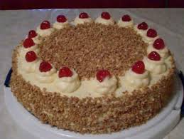 Buttercreme Torte Nach Frankfurter Art Rezept Rezept Kuchen Und Torten Buttercreme Torte Lebensmittel Essen