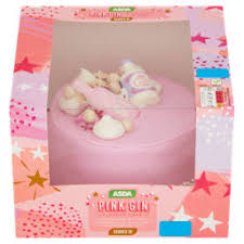 I'm looking for information on the asda birthday cakes and other tins & trays. Asda Pink Gin Flavour Cake Asda Groceries