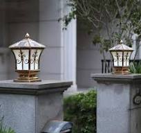 Amazon.com: Lights Outdoor Rustic Bronze Solar Column Light ...