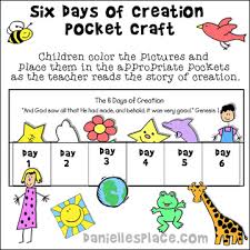 In 6 days, god created the world in which we live, and the 7th day was a day of divine rest. Creation Crafts And Activities For Sunday School