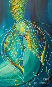 Check spelling or type a new query. Mermaid Tail Painting By Reina Cottier