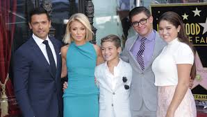 Kelly ripa, mark consuelos and their 3 kids on their wild, wonderful family the live host and the actor appear on the cover of people's inaugural family issue with their daughter lola and sons. Kelly Ripa Mark Consuelos Are Proud Of Their Children Hollywood Life