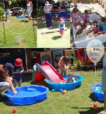 For My Eldest Daughter S 3rd Birthday We Did A Big Top Circus Theme It Was Summertime So I Thought I Would Big Top Circus Water Birthday Party Water Birthday