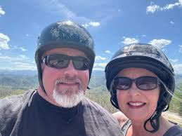 Riding horses in Appalachian Mountains of West Virginia