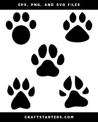 Dog Paw Print Silhouette Clip Art Silhouette Clip Art Dog Paw Print Clip Art