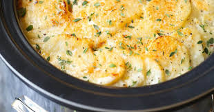 Slow Cooker Cheesy Scalloped Potatoes Recipe Damn Delicious