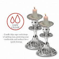 Top in black marble with gold metal applications. Ner Mitzvah Quality Extra Heavy Disposable Candle Holders 50 Ct Amazon Com Grocery Gourmet Food