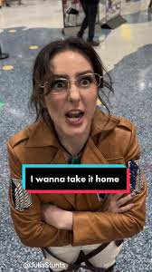 I found a titan at @Anime Expo might run some experiments ! #animeexpo...