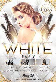 Check out the amazing elegant party free flyer template for your upcoming elegant and classy club and party events! White Party Free Flyer Psd Template Free Download 19381 Styleflyers