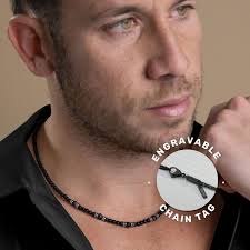 Custom Gemstone Necklace for Men