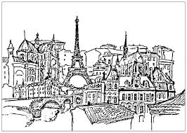 Paris Disegni Da Colorare Per Adulti Con Disegni Da Stampare