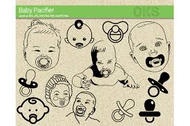 Download Baby Pacifier Svg Svg Files Vector Clipart Cricut Download By Crafteroks Thehungryjpeg Com