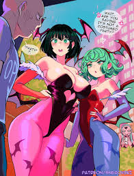 capcom, darkstalkers, one-punch man, fubuki (one-punch man), lilith  aensland (cosplay) - R34 Vault