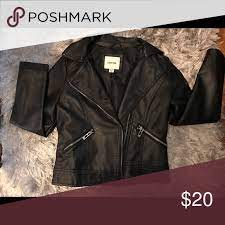 Kids Faux Leather Jacket Lightly Worn Kids Faux Leather Jacket From Target Cherokee Jackets Coats Leather Jacket Jackets Faux Leather Jackets