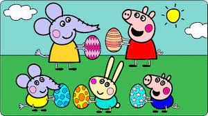 Peppa Pig Coloring Pages For Kids Peppa Pig Coloring Games Peppa And Friends Easter Colori Peppa Pig Coloring Pages Peppa Pig Colouring Easter Coloring Book