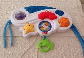 Includes two bath toys for gentle rinsing or play Fisher Price Ocean Wonders Crib Toy 2 Listings