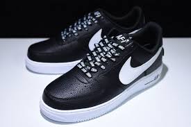Nike Air Force 1 Low Nba Pack Black White Inherited The Af1 Low Back Shoes Type Retro Dress Leather Texture And Black Shoes Ankle Sneakers Nike Air Force