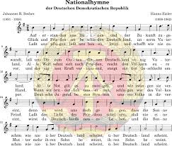 It translates to if you didn't exist and is a love song about how empty like the olympics, the national anthem is played for the gold medal winner at each victory ceremony, but england uses jerusalem, scotland uses flower. Auferstanden Aus Ruinen Wikipedia
