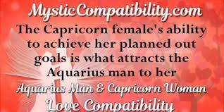 The cancer man wants to marry a woman who is sure of who she is. Aquarius Man Capricorn Woman Compatibility