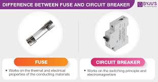 Difference Between Fuse And Circuit Breaker Comaprison