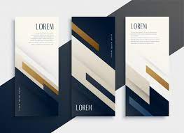 Download Modern Business Vertical Banner Cards Set For Free Spanduk Desain Grafis Template