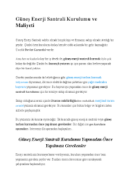 Tabi ki uygulamaya göre bu bileşenler değişiklik gösterebilir. Pdf Gunes Enerji Santrali Kurulumu Ve Maliyeti Fatih Uyar Academia Edu