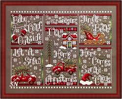 Free counted cross stitch patterns are easy to save and print out for use in creating lovely home decorations and gifts. Christmas And Winter Cross Stitch Patterns The Silver Needle Fine Needlecraft Materials