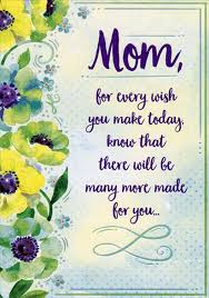 It is the birthday of the person who is the absolute reason of one's existence. Designer Greetings For Every Wish You Make Today Birthday Card For Mom Walmart Com Walmart Com