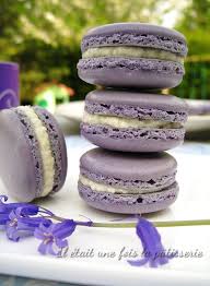 Macarons A La Violette Macaron Recette Macaron Macaron Facile