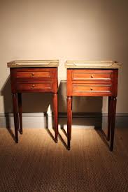 A Good Quality Pair Of Circa 1900 1920s French Bedside Table In Mahogany French Bedside Tables French Farmhouse Dining Table Antique Dining Tables