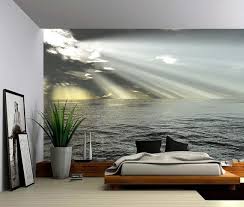 Seascape Ocean Rays Of Light Large Wall Mural Self Adhesive Etsy Large Wall Murals Wall Murals Fabric Wall Decals