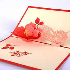Glue a tab behind each picture, connecting it to the layer behind it. 3d Pop Up Greeting Card Handmade Wedding Valentine Birthday Chip Fish Greeting Cards Invitations Home Garden Worldenergy Ae