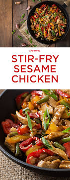 Stir Fry Sesame Chicken Recipe Sesame Chicken Stir Fry Healthy Recipes Asian Recipes