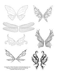 Wing Pattern Diy Fairy Wings Fairy Wings Drawing Fairy Wings