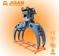 Hydraulic Rotating Rock Grapple for 12-16 Ton Excavator