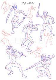 Please respect each stuff and artist, no stolen draw, do not claim as your own, no redistribute. How To Draw Fighting Poses Step By Step Drawing Guide By Neekonoir Dragoart Com