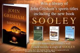 Prolific author john grisham is back with his 36th novel, which trades a courtroom for a basketball court by rob merrill associated press april 26, 2021, 5:23 pm Win John Grisham S New Book Sooley Wccb Charlotte S Cw