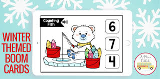 Using boom cards are a great way to incorporate technology in the classroom. A Place Called Kindergarten Winter Themed Kindergarten Digital Boom Cards