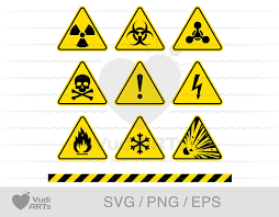 Warning Signs Bundle Svg Eps Png Danger Icon Radiation Etsy In 2021 Apple Logo Wallpaper Miniature Sign Warning Signs