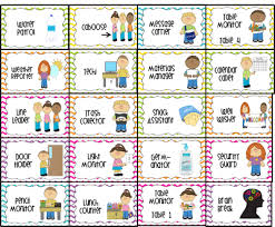 Free Classroom Job Chart Labels Water Patrol 2 Caboose