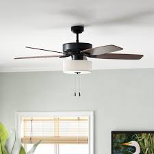 52 Sybilla 5 Blade Ceiling Fan Light Kit Included With Images Ceiling Fan Led Ceiling Fan