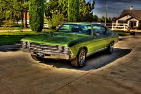 1969 Green Colour Chevrolet Chevelle Car Chevelle Car Old Muscle Cars 60s Muscle Cars