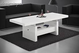 Li Il Design Couchtisch Hochglanz Weiss Hohenverstellbar Ausziehbar Couchtisch Hochglanz Couchtisch Ausziehbar Couchtisch